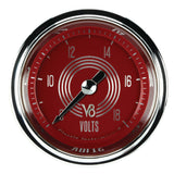 Classic Instruments V8 Red Steelie 2-1/8" Volt Gauge - V8RS130SHC