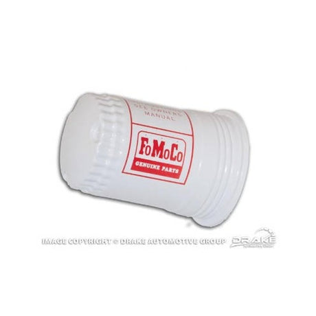 Scott Drake 64-65 Fuel Pump Filter Canister (FoMoCo Logo) - C3AZ-9355-A