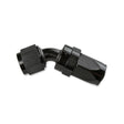 Mr Gasket -6 AN 45 Degree Swivel Hose End - Black - 224506-BL