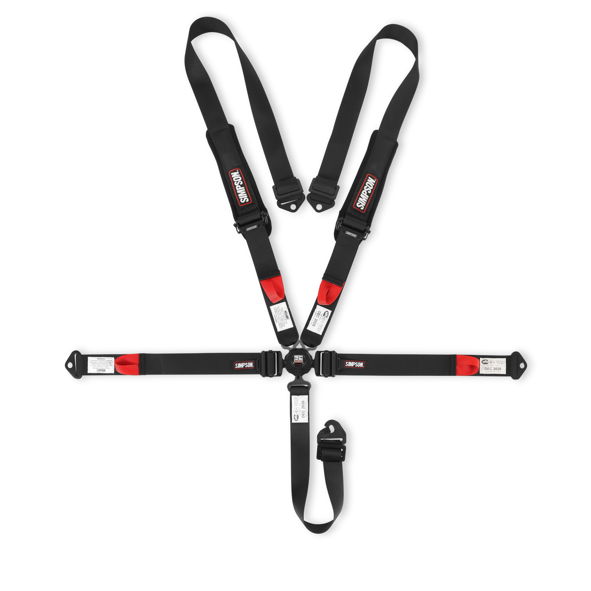 Simpson CAMFX 5PT 2x2" Harness with Pads - 1CFXD52KB+P