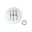 Hurst Shift Knob - 5-Speed Pattern - White - 1630025