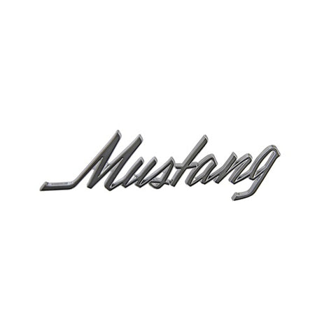 Scott Drake Fender and Trunk Emblem, Pin On, Mustang Script - C9ZZ-16098-A