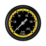Classic Instruments Autocross Yellow 2 5/8" Air Fuel Ratio Gauge - AX394YBPF