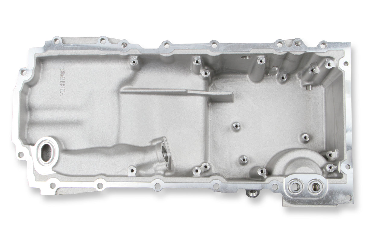 Holley 302-22 GM Gen V LT Swap Oil Pan - Drag Race - As Cast with Turbo Oil Return