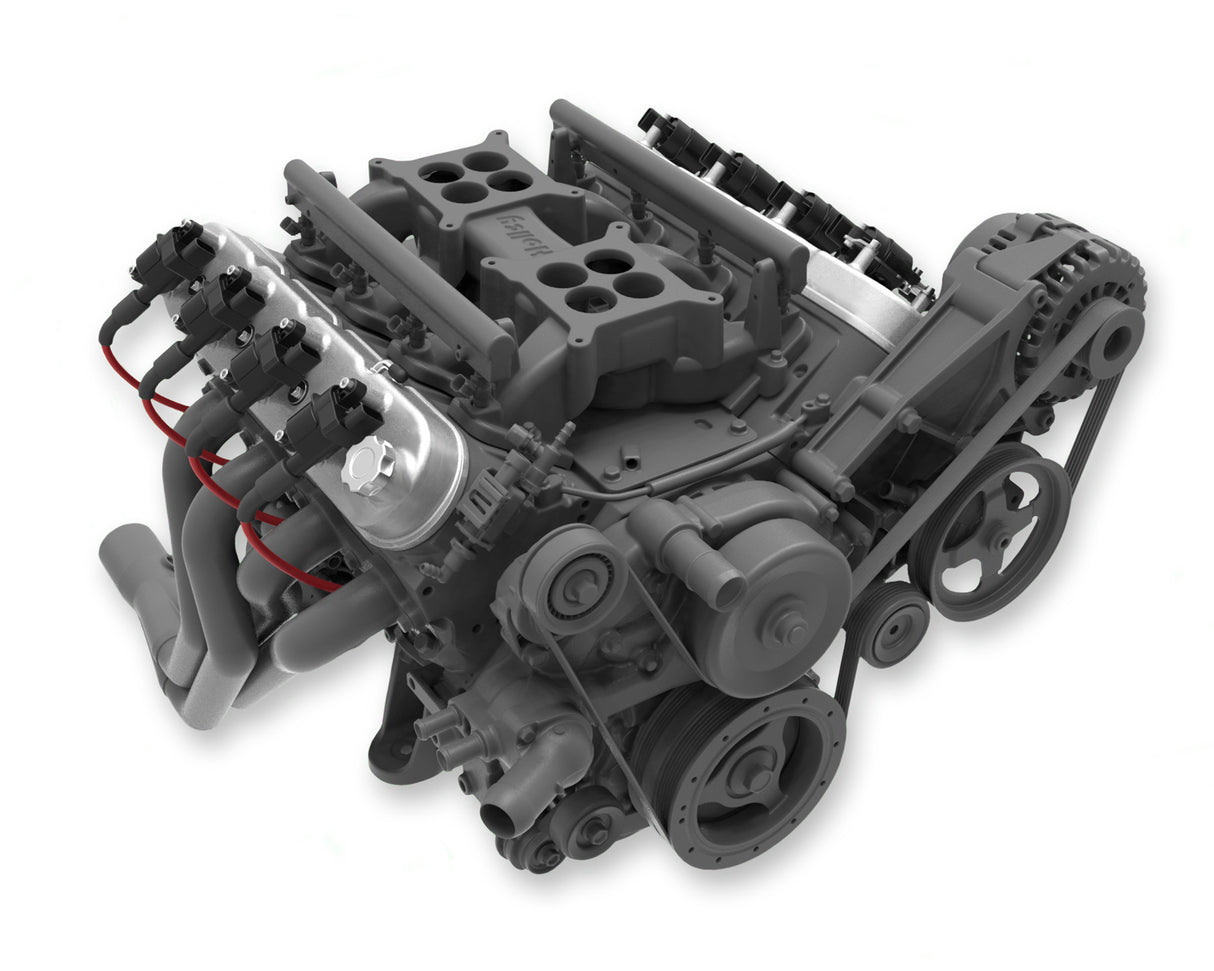 Holley 241-110 Tall LS Valve Covers - Natural Cast