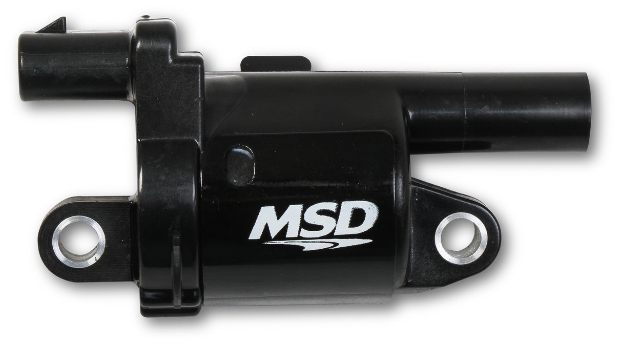 MSD Ignition Coil - Blaster Series - Gen V GDI Engine - Black - 8-Pack- Round - 826883