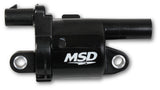 MSD Ignition Coil - Blaster Series - Gen V GDI Engine - Black - 8-Pack- Round - 826883