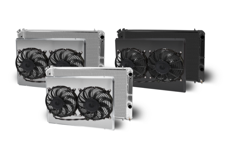 AFCO 1970-1981 Firebird/Trans Am LSX Double Pass Aluminum Radiator and Shroud - 84290-B-DB-N 84290-B-DB-N