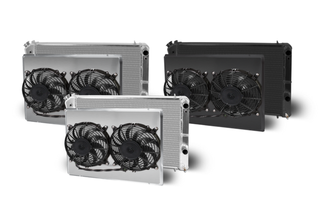 AFCO 1970-1981 Firebird/Trans Am LSX Double Pass Aluminum Radiator and Shroud - 84290-B-DB-N 84290-B-DB-N