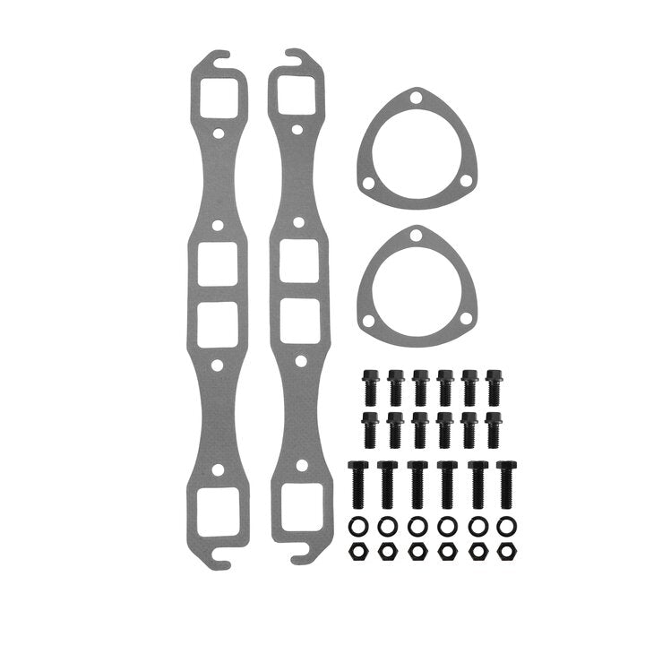 Flowtech Long Tube Header - Black Paint - 13504FLT