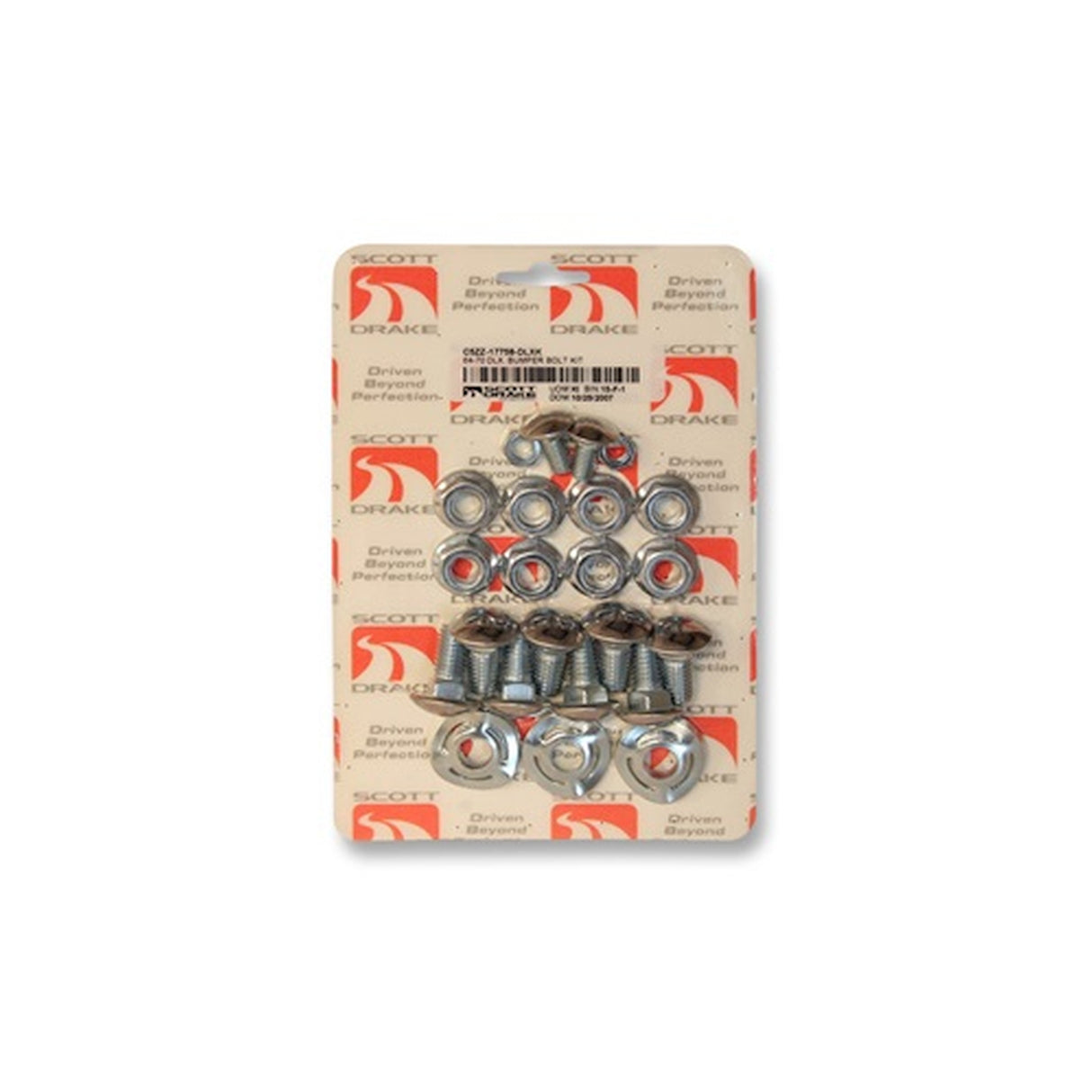 Scott Drake Bumper Bolt Kit, Concours, 28 Piece Kit - C4ZB-17758-DLXK
