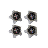 Scott Drake 1967 Styled Steel Hubcaps (Black Design Set of 4) - C7ZZ-1130-BK