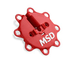 MSD Distributor, Billet Ford 351W, for Edelbrock Victor Jr, w/Steel Gear - 858051