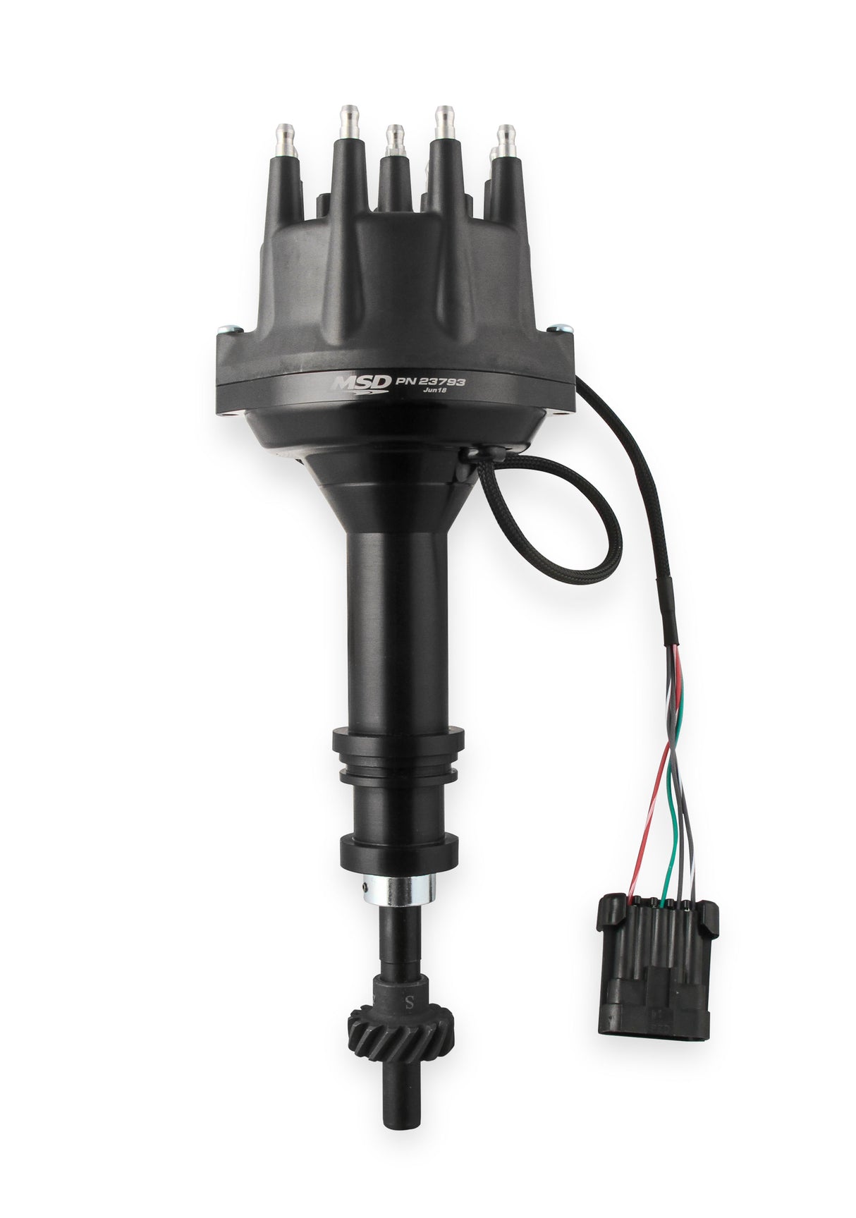 MSD Black, Ford 351C - 460 Dual Sync Distributor - 23793
