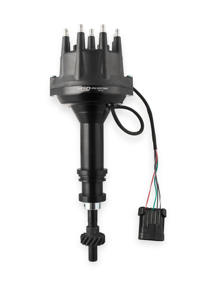 MSD Black, Ford 351C - 460 Dual Sync Distributor - 23793