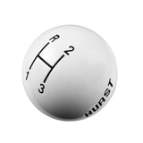 Hurst Shift Knob - 3-Speed - White - 1637624