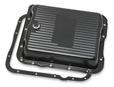 Mr Gasket Transmission Oil Pan - Black Steel - 9767BMRG