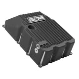 B&M Hi-Tek Deep Transmission Pan - Aluminum - Toyota - Black - 70393