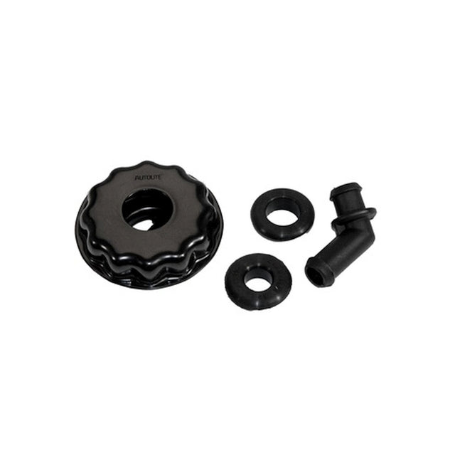 Scott Drake Twist-On Oil Cap w/ PCV Elbow - Black - D1AZ-6766-A