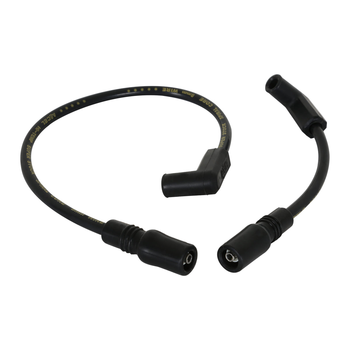 ACCEL Custom Wire Set - 1999-2008 Buell All Models / 1999-2017 Dyna FXD (Carb or FI) - 8MM - Black - 171097-K