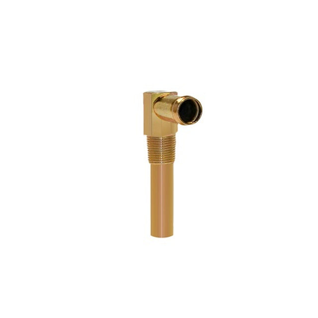 Scott Drake Heater Hose Elbow (Small Block, Gold Zinc) - C6AZ-18599-B