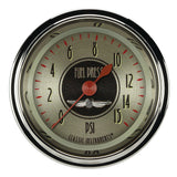 Classic Instruments All American Nickel 2 1/8" Fuel Pressure Gauge, 15 psi - AN145SHC