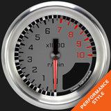 Classic Instruments AutoCross Gray 2 5/8" Tachometer - AX383GAPF