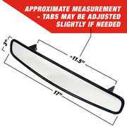 Longacre 17" Wide Angle Mirror Kit - Short Brackets - 52-22531