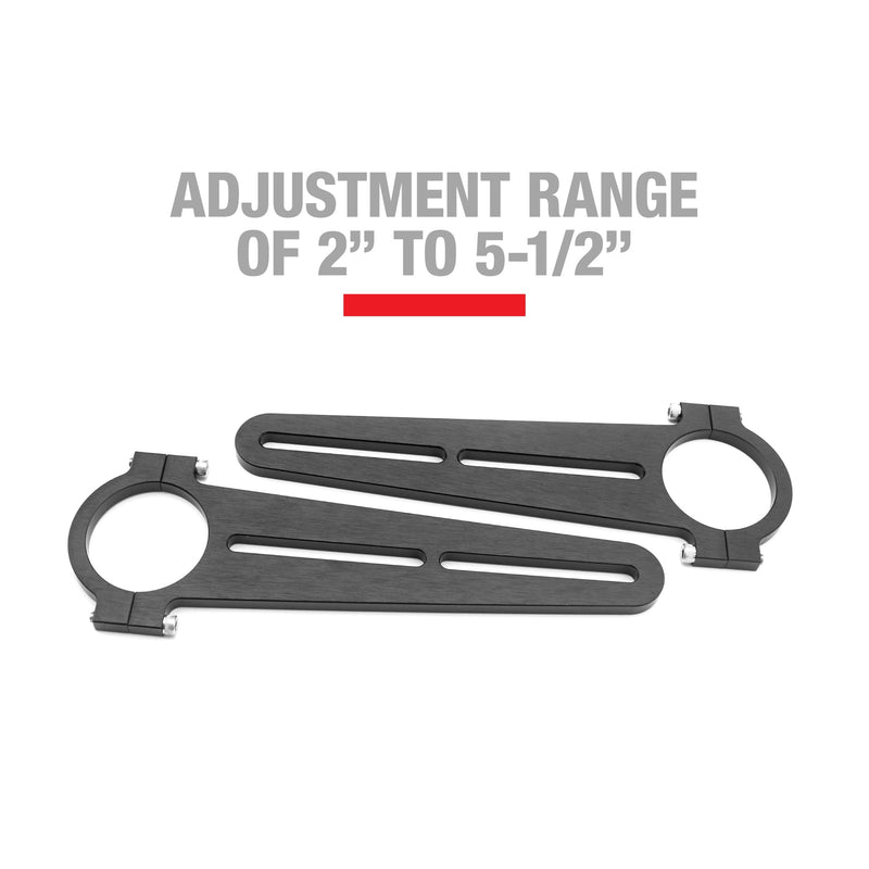 Longacre 14" Wide Angle Mirror Kit - Long Brackets - 52-22537