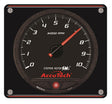Longacre AccuTech™ SMi™ Stepper Motor Memory Tach - Black in Aluminum Panel - 52-44477