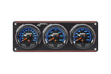 Longacre SMi™ Elite Waterproof Gauge Panel, 3 Gauge Oil Pressure/Water Temperature/Oil Temperature - 52-44561