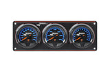 Longacre SMi™ Elite Waterproof Gauge Panel, 3 Gauge Oil Pressure/Water Temperature/Fuel Pressure 15psi - 52-44562