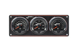 Longacre SMi™ Elite Waterproof Gauge Panel, 3 Gauge Oil Pressure/Water Temperature/Fuel Pressure 15psi - 52-44562
