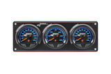 Longacre SMi™ Elite Waterproof Gauge Panel, 3 Gauge Oil Pressure/Water Temperature/Fuel Pressure 120psi - 52-44563