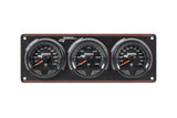 Longacre SMi™ Elite Waterproof Gauge Panel, 3 Gauge Oil Pressure/Water Temperature/Fuel Pressure 120psi - 52-44563