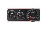 Longacre SMi™ Elite Waterproof Gauge Panel, 2 Gauge Oil Pressure/Water Temperature/Tach - 52-44572