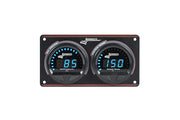 Longacre Digital Elite Waterproof Gauge Panel, 2 Gauge Oil Pressure/Water Temperature
