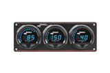 Digital Elite Waterproof Gauge Panel, 3 Gauge Oil Pressure/Water Temperature/Fuel Pressure 120psi