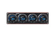 Longacre Digital Elite LED Waterproof Gauge Panel from Longacre, 3 Gauge Oil Pressure/Water Temperature/Oil Temperature/Tach - 52-44673