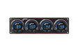 Longacre Digital Elite LED Waterproof Gauge Panel from Longacre, 3 Gauge Oil Pressure/Water Temperature/Water Pressure/Tach - 52-44675