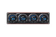 Longacre Digital Elite LED Waterproof Gauge Panel from Longacre, 3 Gauge Oil Pressure/Water Temperature/Volt/Tach - 52-44676