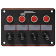 Longacre 4 Accessory switch panel with 4 pilot lights - 52-44865