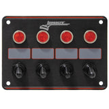 Longacre 4 Accessory switch panel with 4 pilot lights - 52-44865