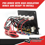 Longacre 4 Accessory switch panel with 4 pilot lights - 52-44865