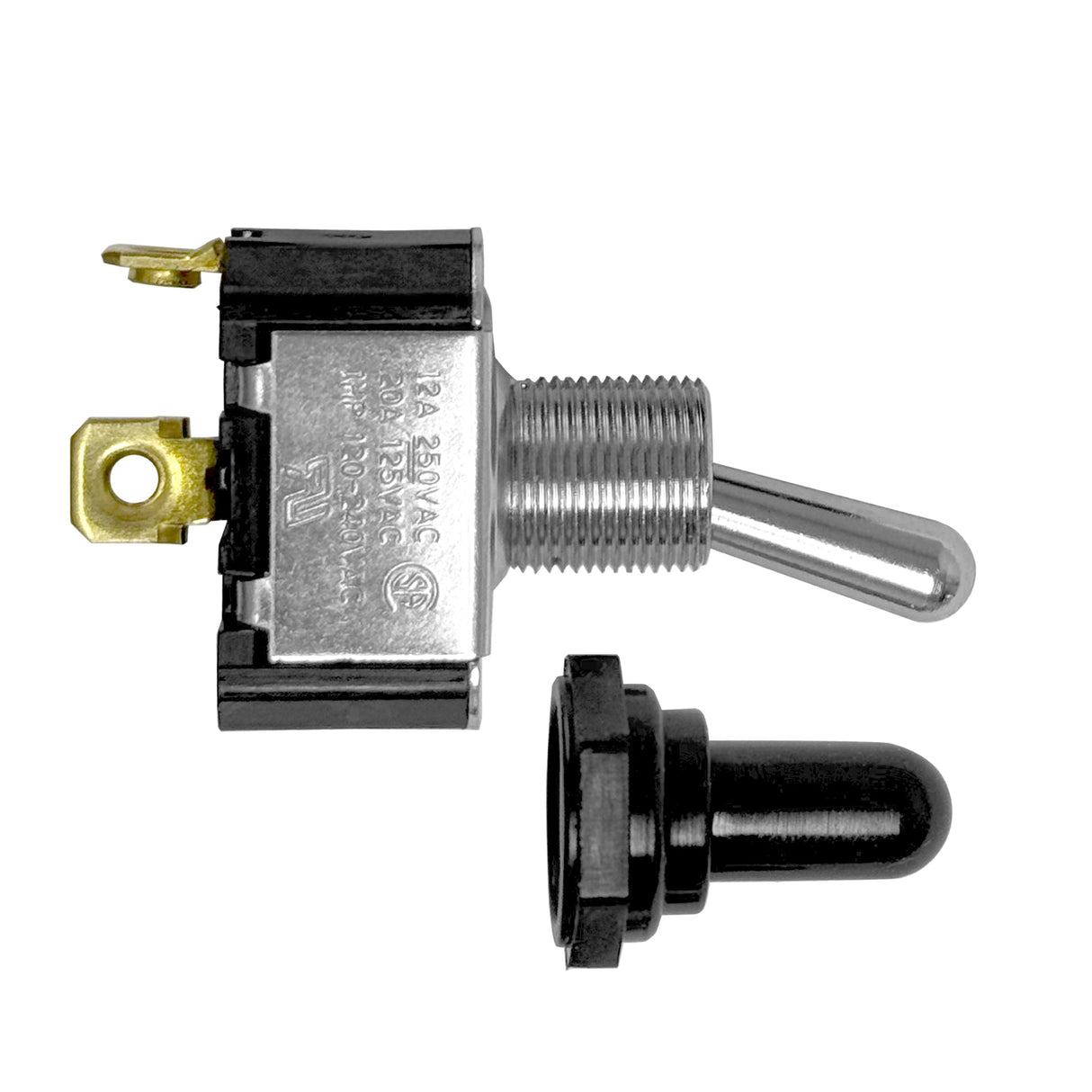 Longacre 2 Terminal HD Ignition Switch w/ Weatherproof Cover - 52-45420