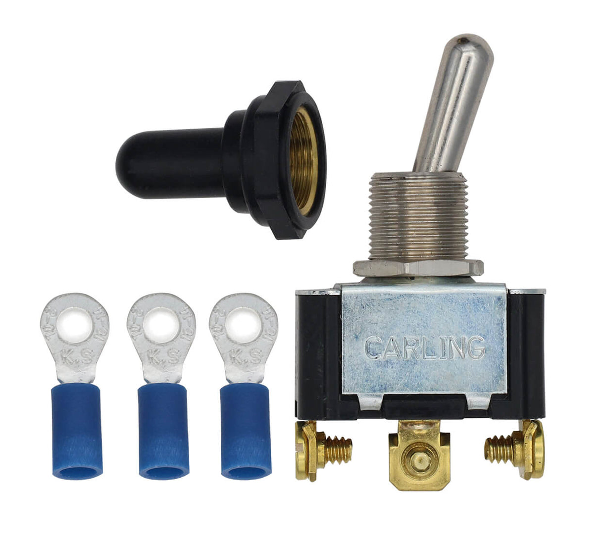 Longacre 3 Terminal HD Ignition Switch w/ Weatherproof Cover - 52-45430