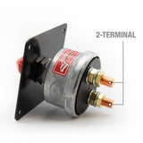 Longacre Manual Battery Disconnect Switch With Panel - 2 Terminal - 52-45760