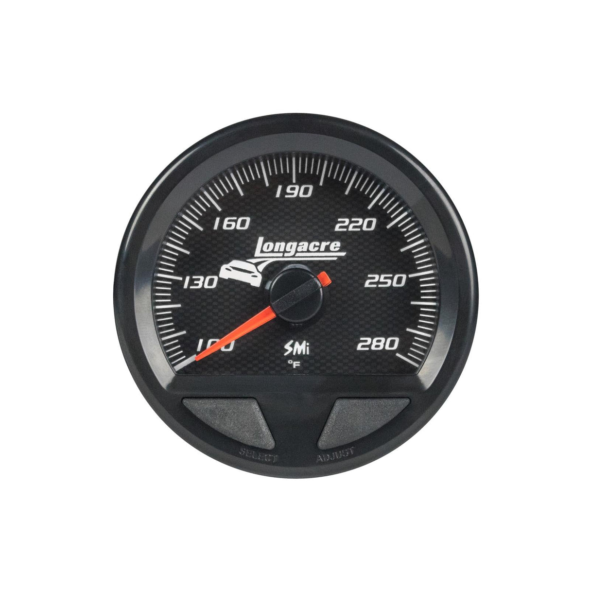 Longacre SMi™ Elite Waterproof Gauges, Water Temperature/Oil Temperature 100-280, Sensor Included - 52-46744