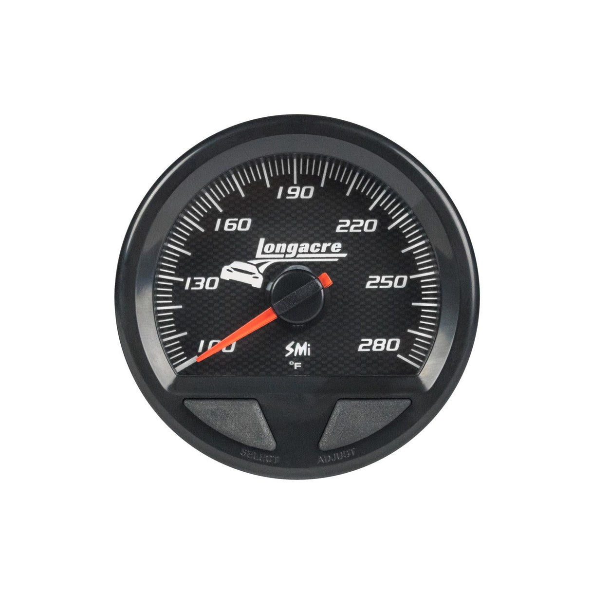 Longacre SMi™ Elite Waterproof Gauges, Water Temperature/Oil Temperature 100-280, Sensor Not Included - 52-46752