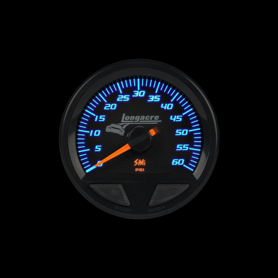 Longacre SMi™ Elite Waterproof Gauges, Water Pressure 0-60 psi, Sensor Not Included - 52-46756